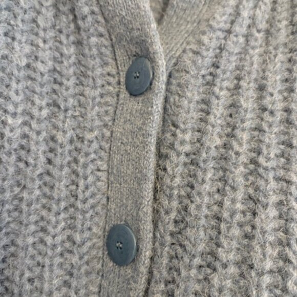 Sezane Emile Cardigan in Summer Blue, Size XXL - Picture 3 of 6